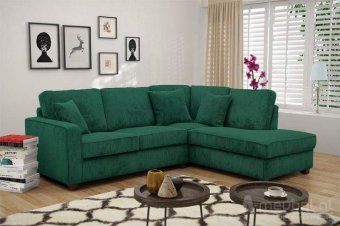 Groene hoekbank Groningen 231cm – A-meubel