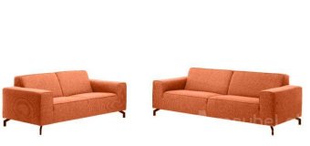 Oranje bankstel Ter Aar 176cm – A-meubel