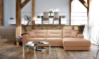 Beige loungebank Venray 272cm – A-meubel