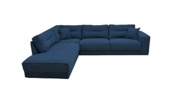 Blauwe hoekbank Venray 176cm – A-meubel