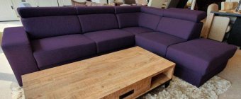 Paarse loungebank Raalte 245cm – A-meubel
