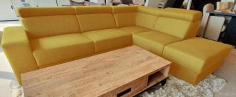Gele loungebank Raalte 245cm – A-meubel