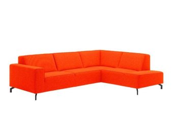 Oranje hoekbank Ter Aar 269cm – A-meubel