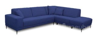 Blauwe hoekbank Mijdrecht 225cm – A-meubel