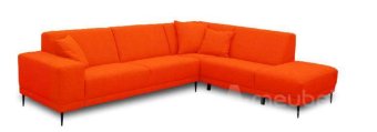 Oranje hoekbank Mijdrecht 225cm – A-meubel