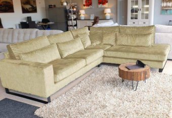 Creme hoekbank Naarden 270cm – A-meubel