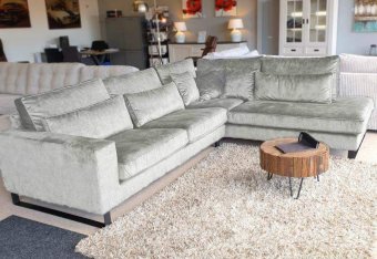Witte hoekbank Naarden 270cm – A-meubel
