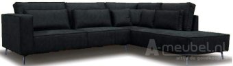 Antraciet hoekbank Groede 266cm – A-meubel