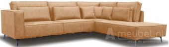 Beige hoekbank Groede 266cm – A-meubel