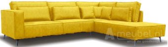 Gele hoekbank Groede 266cm – A-meubel