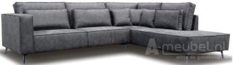 Grijze hoekbank Groede 266cm – A-meubel