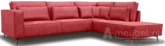 Roze hoekbank Groede 266cm – A-meubel