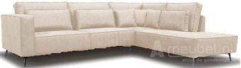 Witte hoekbank Groede 266cm – A-meubel