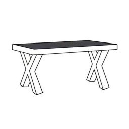 OUTLET - ALPHEN AAN DEN RIJN! - Bloemendaal Eettafel 184cm