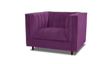 Paarse fauteuil Joure 196cm – A-meubel