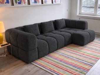 Pijnacker Loungebank in antraciet – kleurimpressie