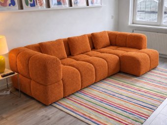 Pijnacker Loungebank in oranje – kleurimpressie