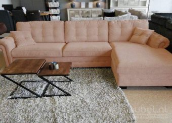 Beige loungebank Groenveld 258cm – A-meubel