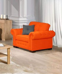 Oranje fauteuil Groenveld 187cm – A-meubel