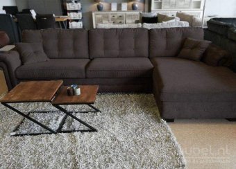 Antraciet loungebank Groenveld 258cm – A-meubel