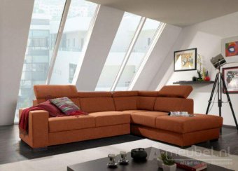 Cognac hoekbank Raalte 270cm – A-meubel