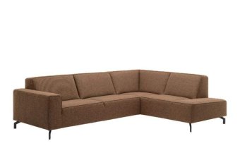 Taupe hoekbank Ter Aar 269cm – A-meubel