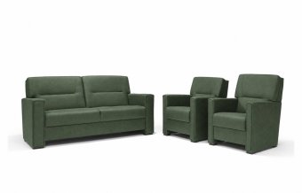 Purmerend Fauteuil - Rug: Hoog in groen – kleurimpressie