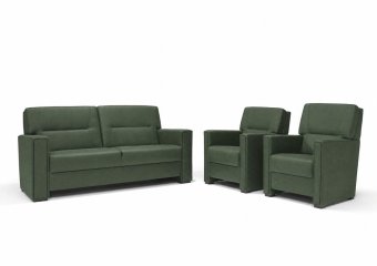 Purmerend Fauteuil - Rug: Laag in groen – kleurimpressie
