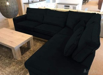 Zwarte Oudenbosch Loungebank 265cm – A-meubel