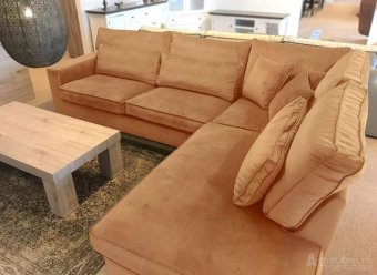 Beige Oudenbosch Loungebank 265cm – A-meubel