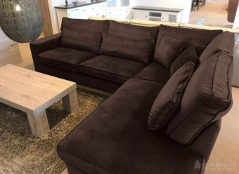 Bruine Oudenbosch Loungebank 265cm – A-meubel