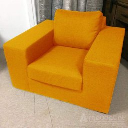 Gele fauteuil Lelystad 178cm – A-meubel