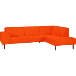 Oranje hoekbank Maastricht 275cm – A-meubel