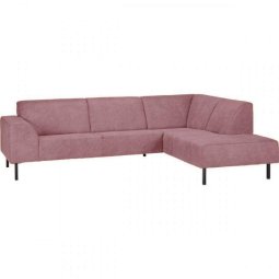 Roze hoekbank Maastricht 275cm – A-meubel