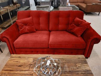 Rode bankstel Groenveld 187cm – A-meubel