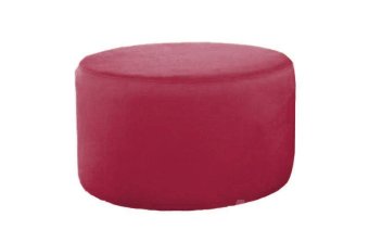 Rode hocker Poef Lexmond 50x50cm – A-meubel