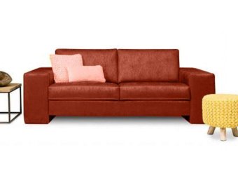Rode bankstel Maassluis 175cm – A-meubel