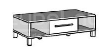 Salontafel Alphen Oud Teakhout 125cm