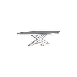 Salontafel TOV13-MM Alphen Oud Teakhout 135cm