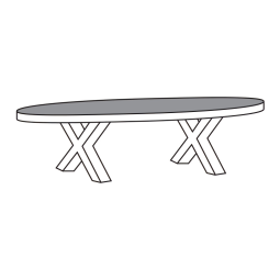 Salontafel TOV13-X Emmen 135cm