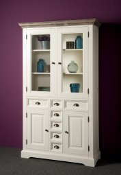 Vitrinekast Vitrine Kabinet Fleur 115 115cm