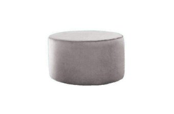 Taupe hocker Poef Lexmond 40x40cm – A-meubel