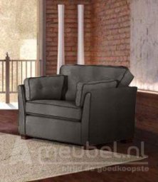 Taupe fauteuil Dordrecht 200cm – A-meubel