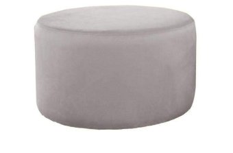 Taupe hocker Poef Lexmond 100x100cm – A-meubel