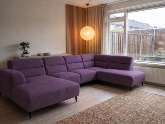 U-Bank Bloemendaal in paars – kleurimpressie