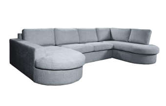Grijze u-bank Haarlem 334cm – A-meubel