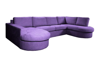 Paarse u-bank Haarlem 334cm – A-meubel