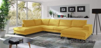 Gele u-bankstel Stroe 360cm – A-meubel