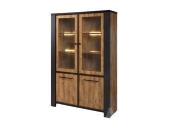 Vitrinekast Saasveld 130cm