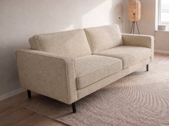 Westervoort Bank in beige – kleurimpressie
